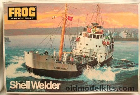 Frog 1/130 Shell Welder Coaster Tanker, F137 plastic model kit